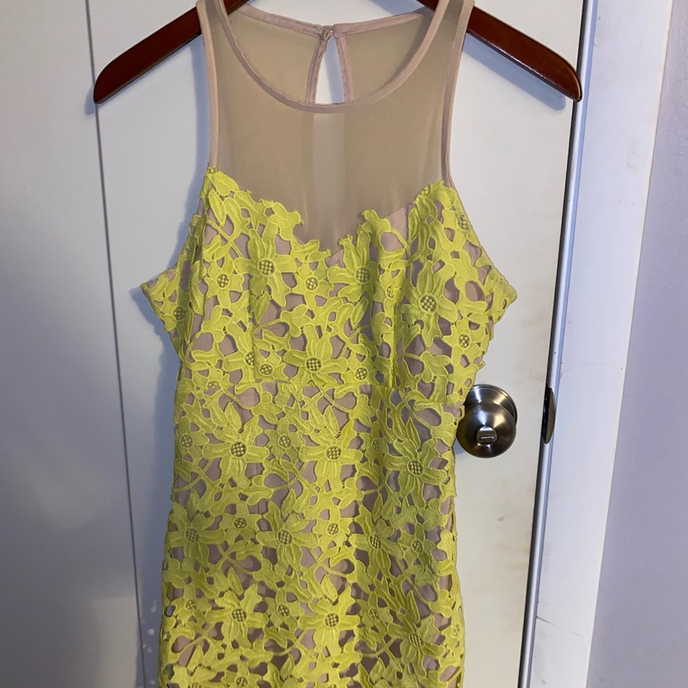 Yellow Lace Dress